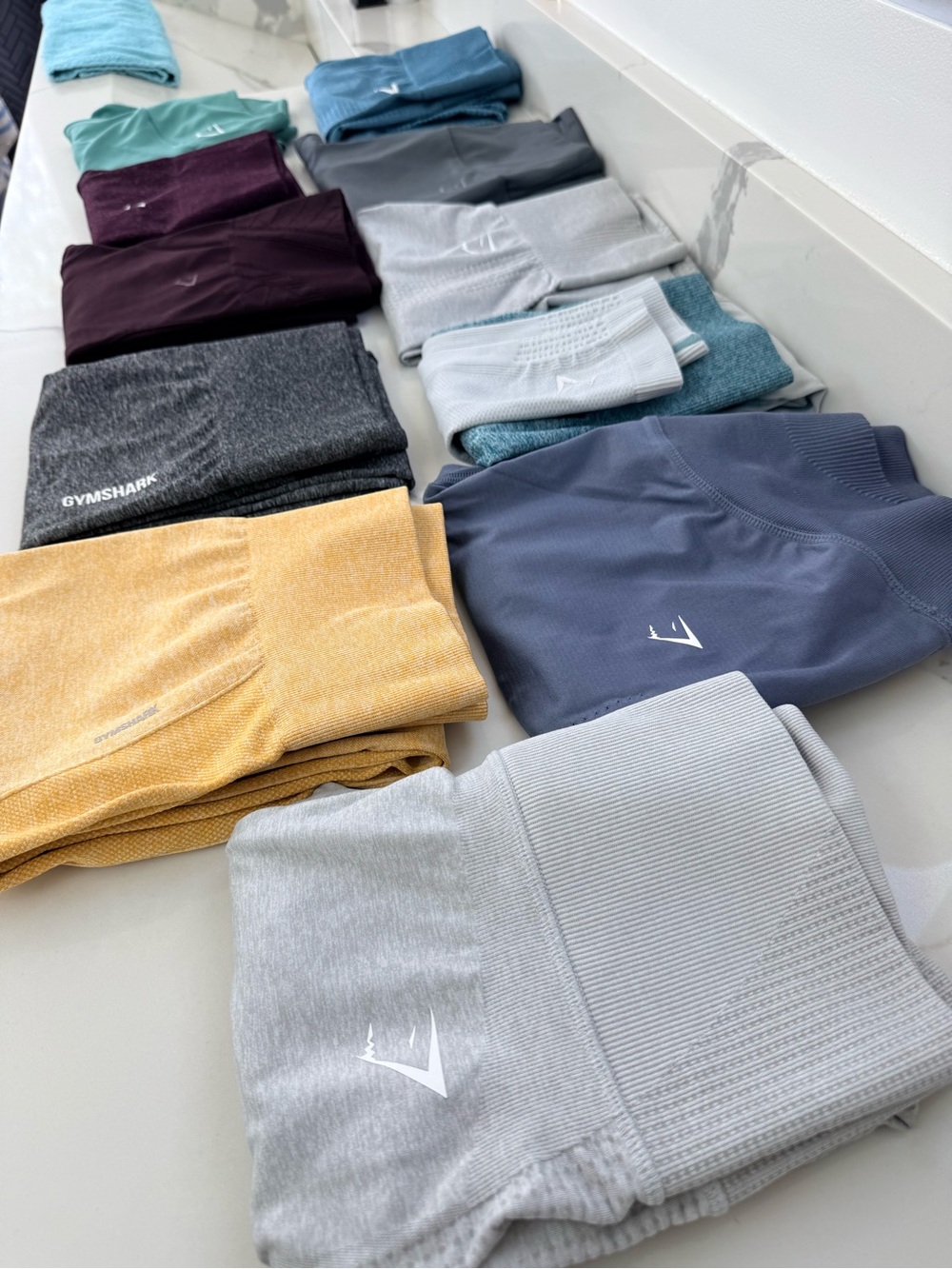 Gymshark  Leggings Bundle — Gray, Mustard, Plum, Teal, Navy & Charcoal or 20 eac